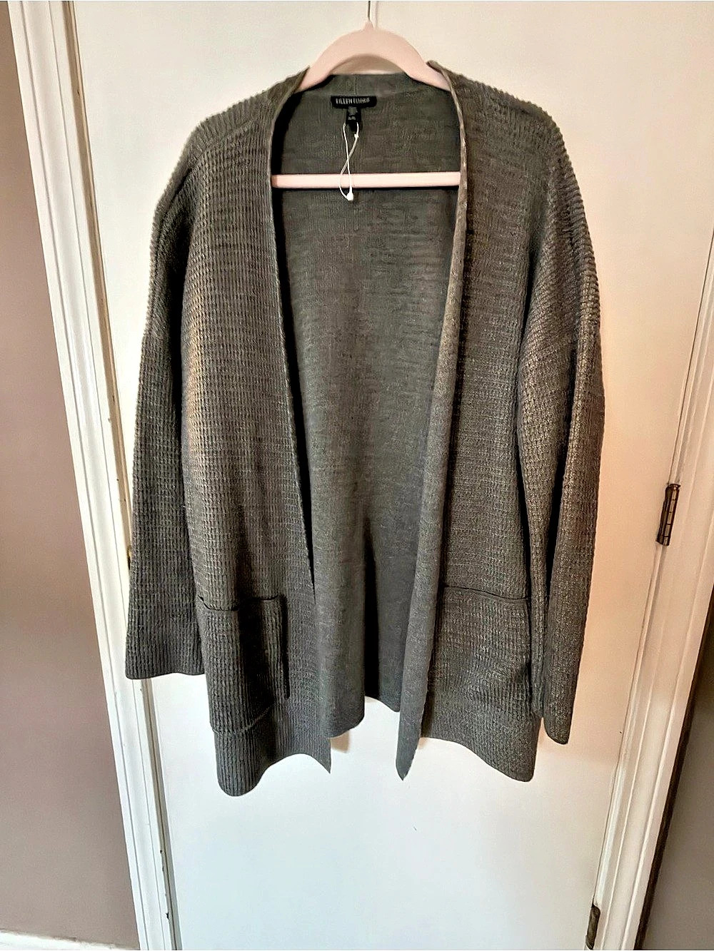 Eileen Fisher Open Front Cardigan in Gray Size XL/6 NWT